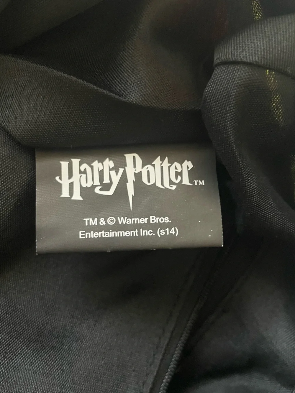 Harry Potter Hogwarts School Backpack Burgundy Black Striped